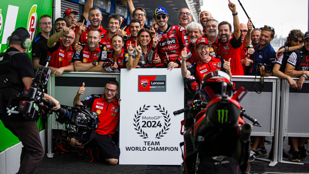 Hasil cemerlang Bagnaia, bantu Pasukan Ducati Lenovo rangkul Juara Dunia Pasukan