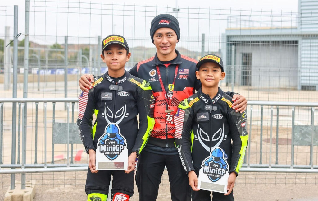 Qabil Irfan dan Airel Marzuki raih podium di Aragon