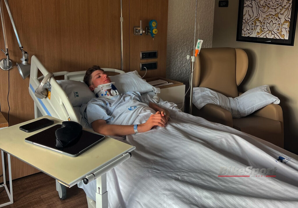 Jacob Roulstone patah tulang leher, terlibat dalam kemalangan sesi latihan