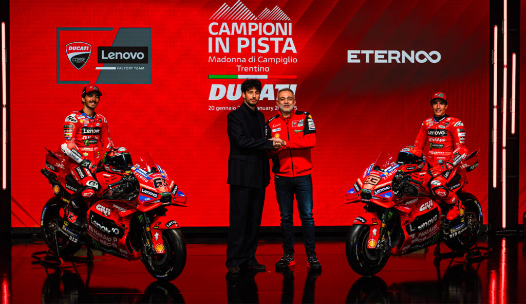 Eternoo sah penaja baharu Ducati sehingga musim MotoGP 2026