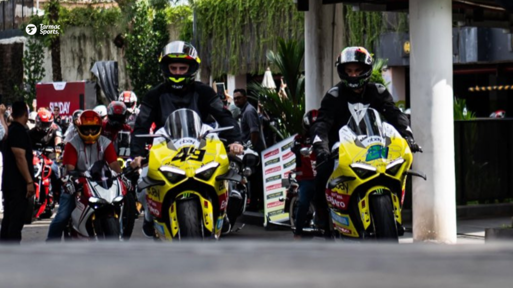 VR46 Racing Team uji Ducati Panigale di Mandalika sebelum Ujian Sepang
