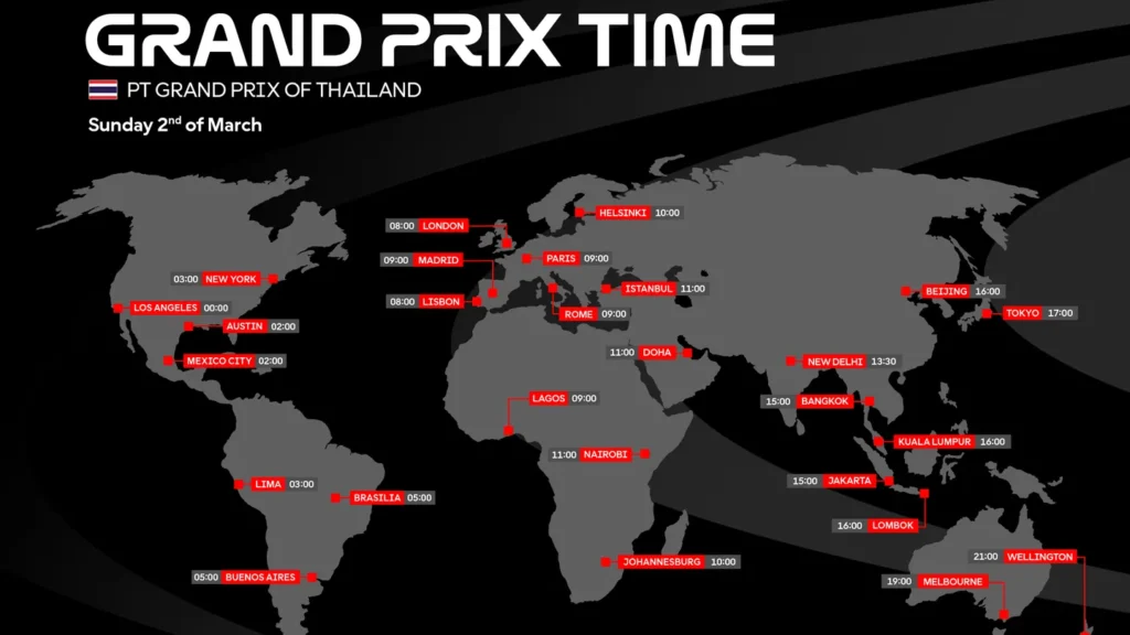 MotoGP 2025: Jadual penuh GP Thailand