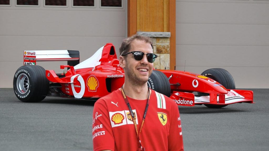 Tribute Michael Schumacher: Barrichello dan Vettel Kembali Beraksi Bersama Ferrari F2002